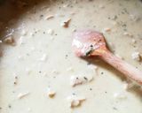Sajtszószos csirke penne tésztával recept fázis 4 fotója