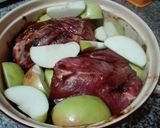 Foto del paso 1 de la receta: Bondiola con manzanas verdes, en salsa teriyaki