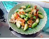 รูปขั้นตอนการทำที่ 4 ของ บวบผัดไข่,,,🍅🥒🥚🥒🍅 #กินผักรักสุขภาพ7