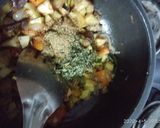 A picture of step 2 of Bhajan Aloo Pulao.
