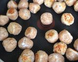 A picture of step 3 of Korean Sticky BBQ Chicken Meatballs.