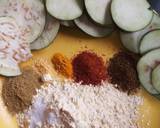 Vangya che kap (crisp Brinjal Slices) recipe step 1 photo