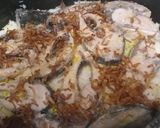 A picture of step 3 of Hilsha/Elish Polau.