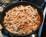 Foto del paso 15 de la receta: Pollo con Rajas en Salsa de Jitomate Estilo Sonora