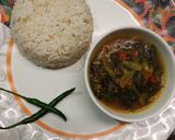 A picture of step 8 of Lai/ Rai ka saag.