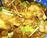 A picture of step 5 of Eid Special Green Chicken Karahi.