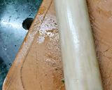 A picture of step 2 of Banana stem Raita.