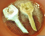 Foto del paso 4 de la receta: Crema de alcachofas con berberechos