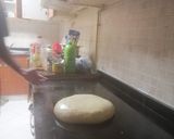 A picture of step 1 of Kerala porotta.