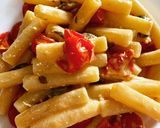 Foto del passaggio 3 della ricetta Pasta con feta e pomodorini