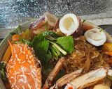 Hình bước làm 5 của món Miến om hải sản