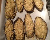 Foto del paso 7 de la receta: Berenjenas rellenas de carne y champiñones