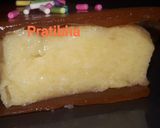 A picture of step 2 of Aam papad pudding.