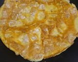 Foto langkah ke 3 dari resep "Omelet Tahu Ayam" Telur Dadar Tahu Ayam.