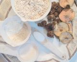 عکس مرحله 2 از دستور کوکی جو دوسر با میوه های خشک