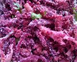 A picture of step 4 of Beetroot kebabs.