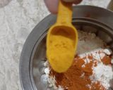 A picture of step 3 of Bata vada.