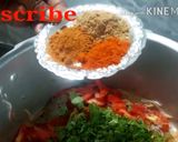 A picture of step 3 of Cauliflower 65 dum briyani.