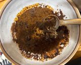 A picture of step 4 of Simple Mocha Cake.