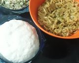 A picture of step 3 of Vegetable and noodles momos.