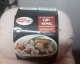 Hình bước làm 1 của món Hamburger chả tôm chiên giòn