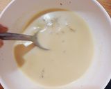 A picture of step 2 of Instant Gulkand thandai.