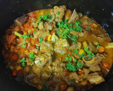 A picture of step 5 of Creamy samp with stew.