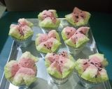 Foto langkah ke 4 dari resep Bolu Kukus Mekar/Bolu Kukus Semangka.