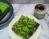 Cara Membuat Bolu Kukus Marmer Pandan Cokelat 4