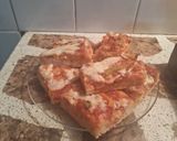 Foto del paso 9 de la receta: Pizza batida con salsa blanca y morrón salteados
