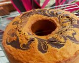 Foto langkah ke 7 dari resep Bolu Jadul / Marmer Cake Ekonomis 2 Telur.