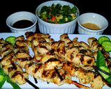 A picture of step 11 of Mike's Chicken Yakatori & Chilled Asian Ginger Slaw.