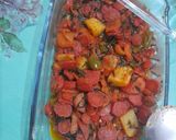 A picture of step 3 of Gajar methi.
