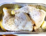 Foto del paso 1 de la receta: Pollo asado a la cerveza con papas
