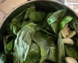 A picture of step 1 of Creamy Cashew Basil Pesto.