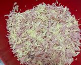Foto del paso 2 de la receta: Fideos para flojos: con jamón, queso y crema