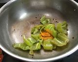 A picture of step 2 of Capsicum Stew.
