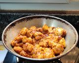 A picture of step 6 of MASALA ARBI with COCONUT MILK.