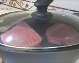 Foto del paso 5 de la receta: Atún con salsa de pistachos y patatas en Trending Cooking