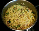 Foto del paso 3 de la receta: Espagueti con verduras al pesto