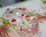 Foto del paso 10 de la receta: Bocachico en cabrito a mi estilo acompañado de puré de papa criolla y ensalada