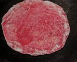 A picture of step 4 of Protein Loaded Cheesey Egg Stuffed Beetroot Paratha Tortilla Wrap.