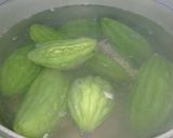 Hình bước làm 2 của món Canh khổ qua nhà