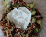 A picture of step 2 of Broccoli salad.