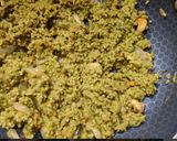 A picture of step 5 of Kodo millet Coriander rice.