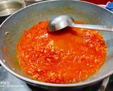 A picture of step 2 of Carrot Firni.