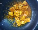 A picture of step 6 of Paneer Masala.