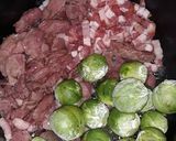 Une image de l'étape 2 de Choux de Bruxelles aux Gésiers de Canard au Cookéo.