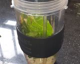 A picture of step 3 of Spinachsmoothie#weeklyjikoni challenge.