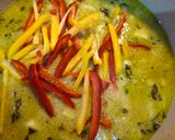 A picture of step 5 of Thai Pineapple Curry with Seafood.